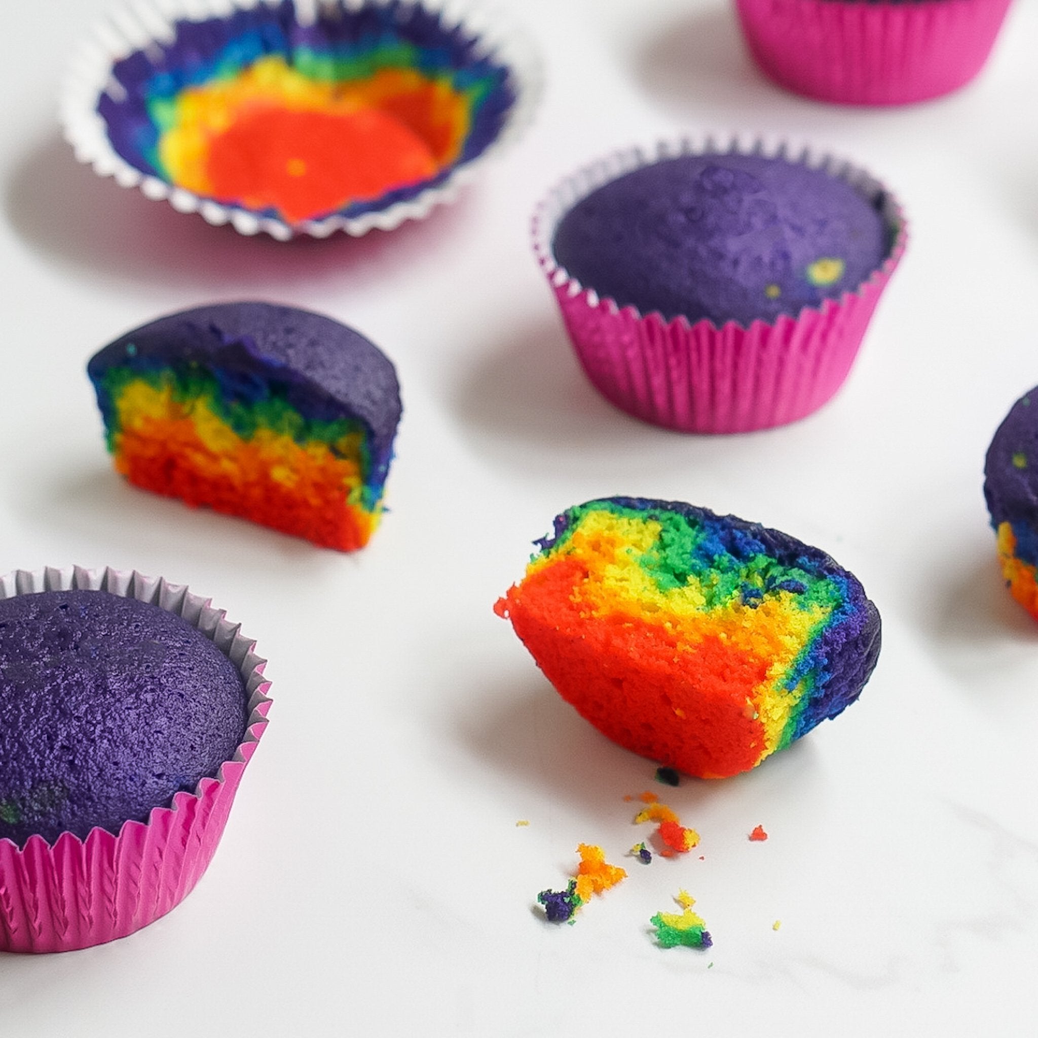 Unicorn & Rainbow Cupcakes