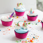 Load image into Gallery viewer, Unicorn &amp; Rainbow Cupcakes